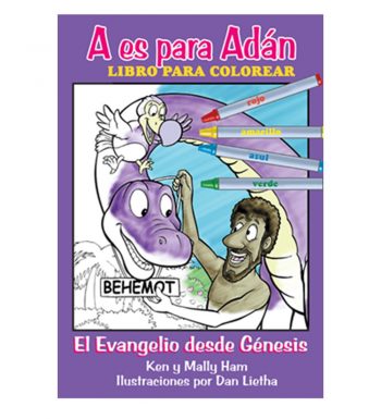 A Es Para Adán: El Evangelio Desde Génesis – Libro Para Colorear – Respuestas En Génesis