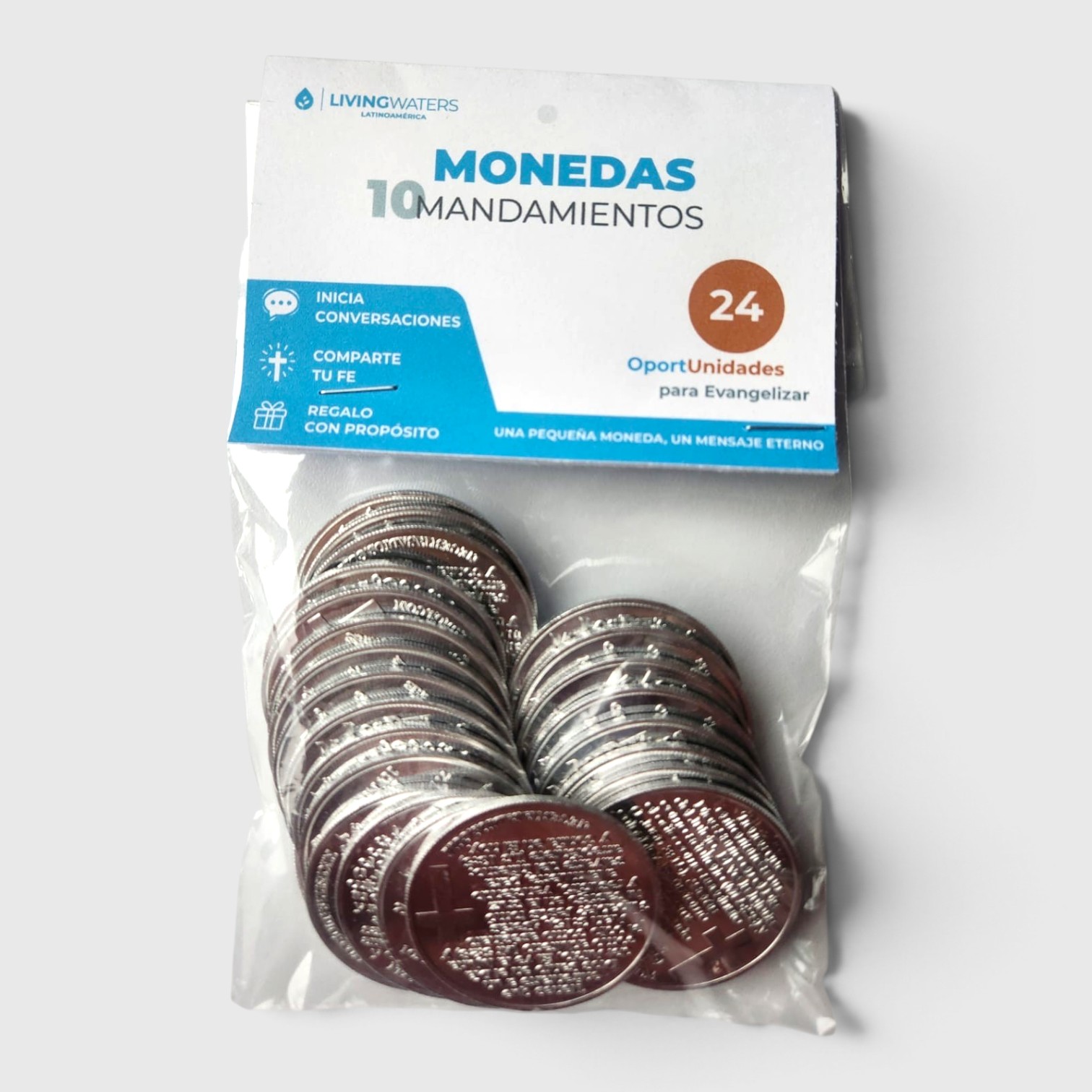 Moneda Evangelística 10Mandamientos - Imagen 5