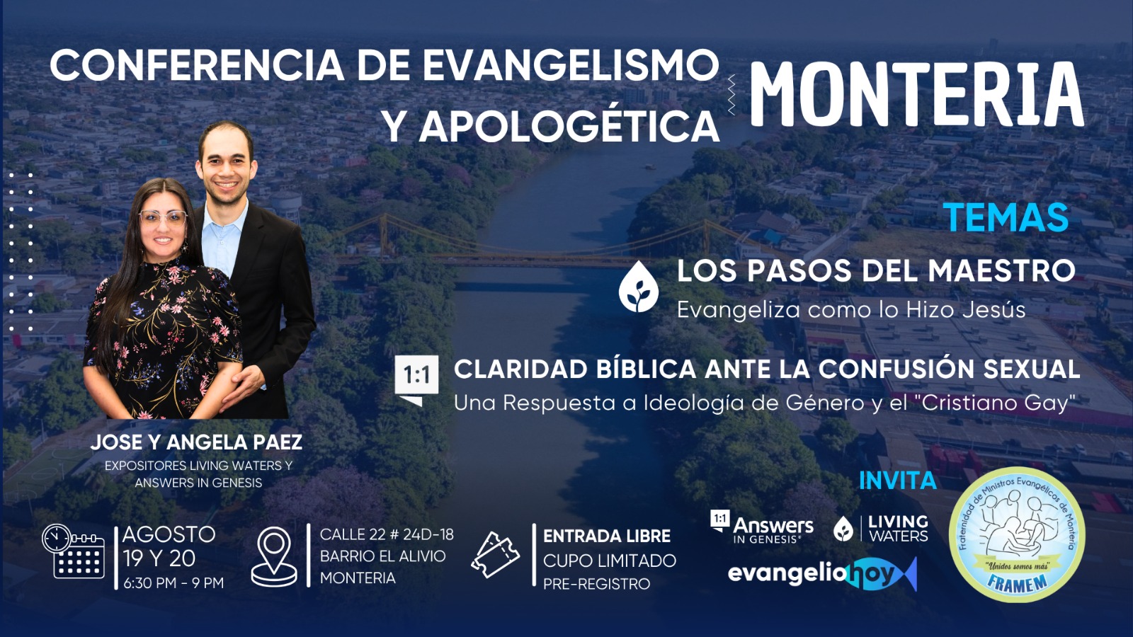 Conferencia de Evangelismo y Apologética en Montería 2026