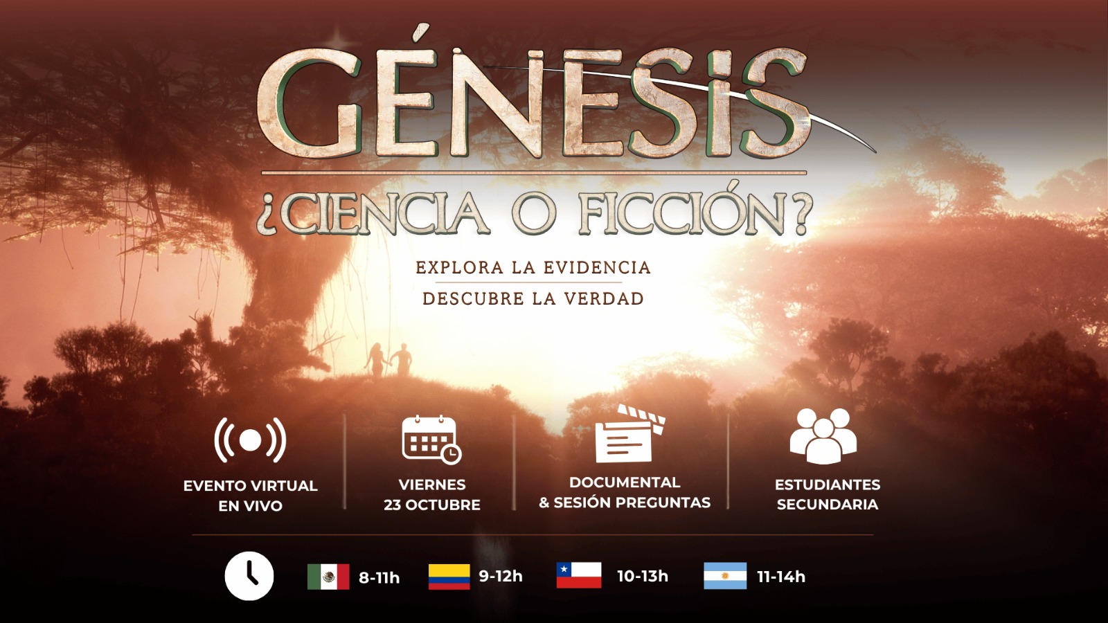 Génesis ¿Ciencia o Ficción? Transmisión en Vivo a Latinoamérica